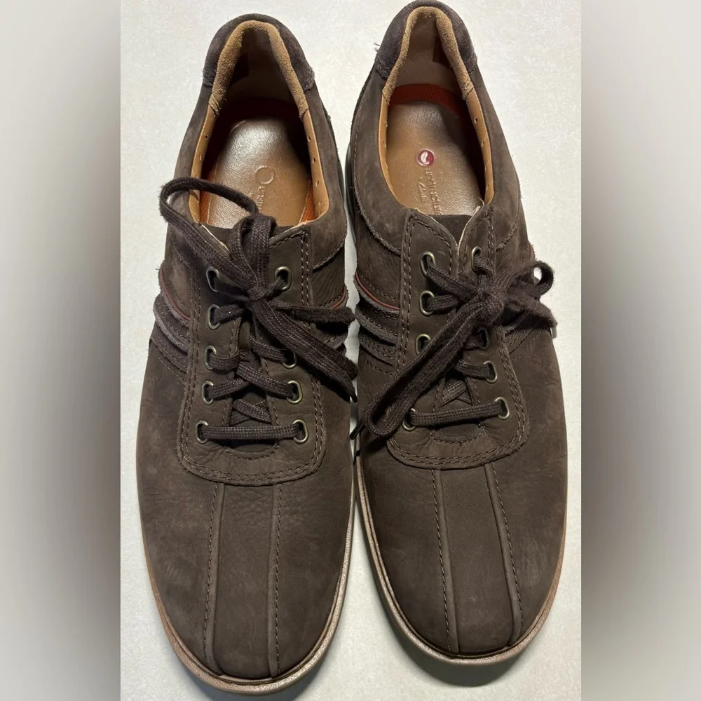 Clarks Dark Brown Leather Oxfords
